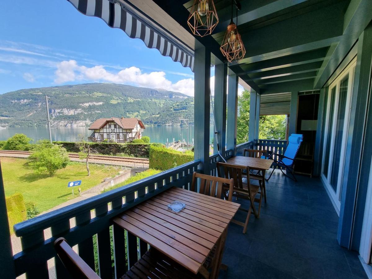 Seeparadiesli am schönen Thunersee Därligen Buitenkant foto