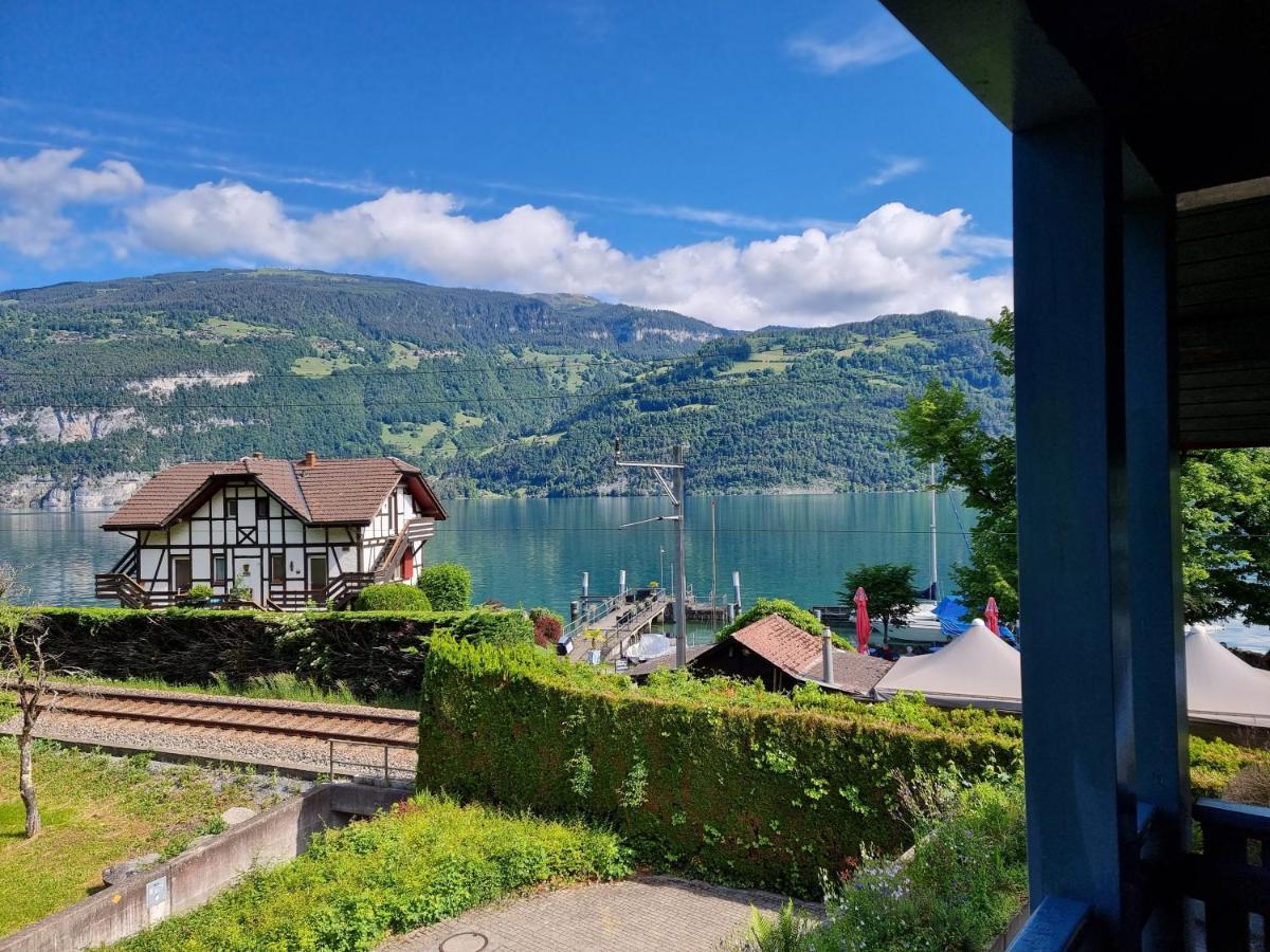 Seeparadiesli am schönen Thunersee Därligen Buitenkant foto
